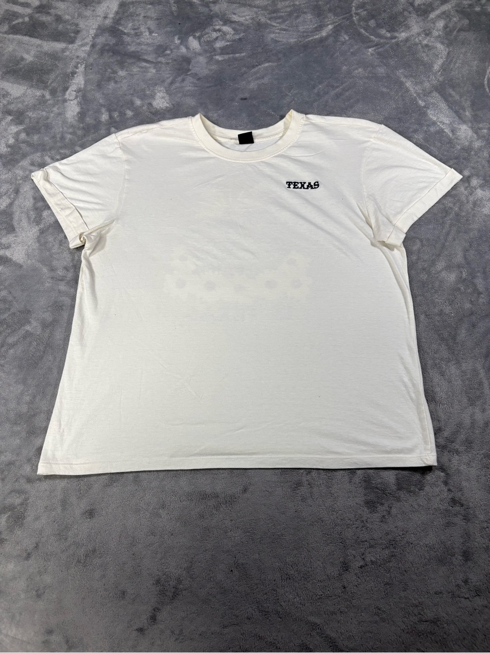 Texas Chest Graphic Short-Sleeve Tee - White